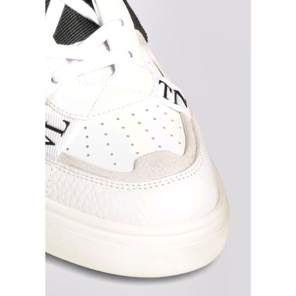 RRP$1080 VALENTINO GARAVANI Leather Sneakers US7 UK6 EU40 VLTN Logo Reflective main image 3